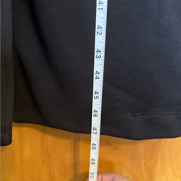 NWT Urban by Alembika Sleeveless Long Black Jacket Duster Vest Size S Women - Picture 6 of 10